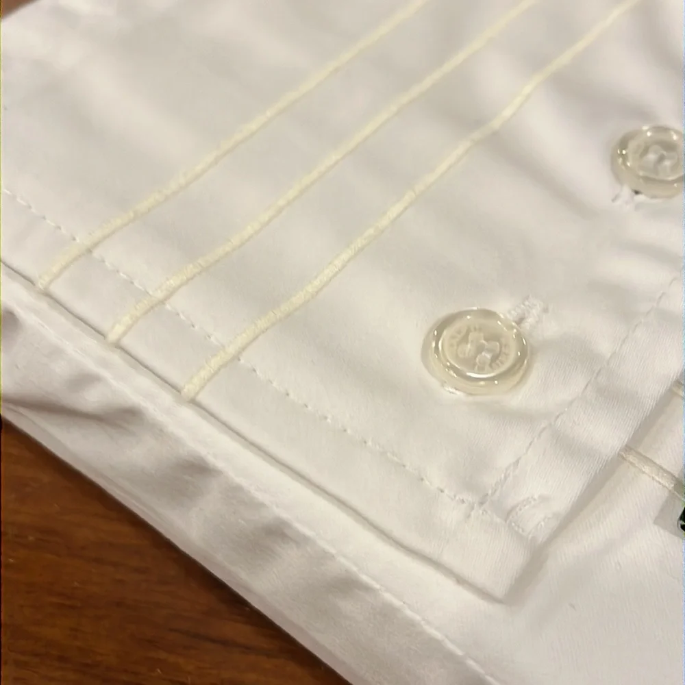 Ralph Lauren RL Organic Sateen Handkerchief Embroidery Standard Pillowcase x 2